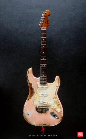 Fender Stratocaster Shell Pink Aged Relic by East Gloves Customs (SOLD) - Image 12