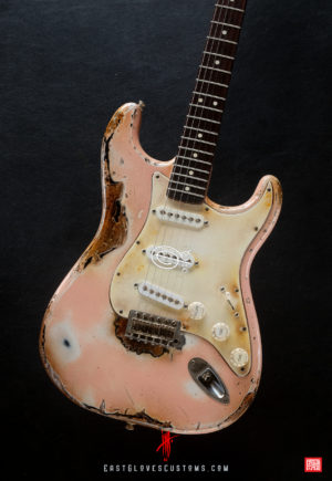 Fender Stratocaster Shell Pink Aged Relic by East Gloves Customs (SOLD) - Image 4