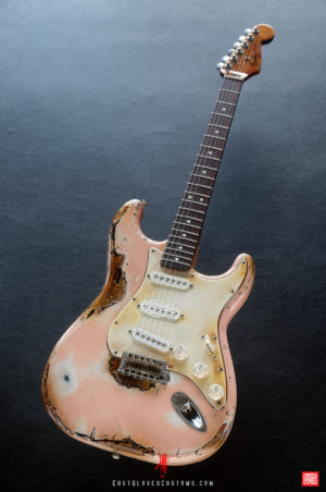 Fender Stratocaster Shell Pink Aged Relic by East Gloves Customs (SOLD) - Image 6