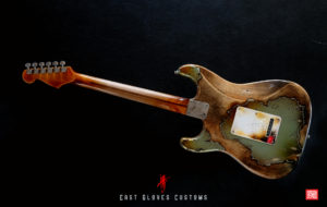 Fender Stratocaster Green Paisley Heavy Aged Relic by East Gloves Customs (SOLD) - Image 15
