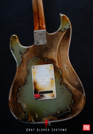 Fender Stratocaster Green Paisley Heavy Aged Relic by East Gloves Customs (SOLD) - Image 6