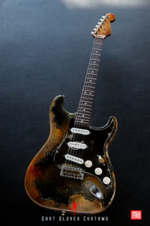 Fender Stratocaster Green Paisley Heavy Aged Relic by East Gloves Customs (SOLD) - Image 7