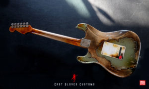 Fender Stratocaster Green Paisley Heavy Aged Relic by East Gloves Customs (SOLD) - Image 13