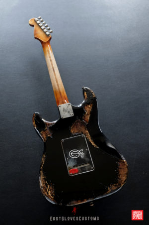 Fender Stratocaster HSS Deluxe Series Sunburst Heavy Aged Relic by East Gloves Customs - Image 12