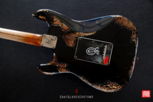 Fender Stratocaster HSS Deluxe Series Sunburst Heavy Aged Relic by East Gloves Customs - Image 14
