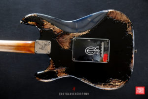 Fender Stratocaster HSS Deluxe Series Sunburst Heavy Aged Relic by East Gloves Customs - Image 16