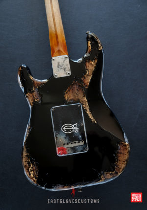 Fender Stratocaster HSS Deluxe Series Sunburst Heavy Aged Relic by East Gloves Customs - Image 7