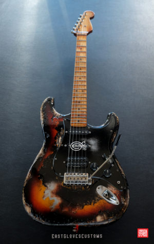 Fender Stratocaster HSS Deluxe Series Sunburst Heavy Aged Relic by East Gloves Customs - Image 8